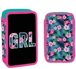 Daemi Felszerelt tolltartó, 2 cipzárral, 29 darabos, GRL (ROB-SC2912)