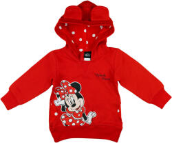 Asti Disney Minnie kapucnis lányka pulóver pöttyös mintával