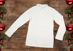 Asti Alkalmi félgarbós hosszú ujjú lány póló