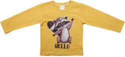 Asti Hosszú ujjú fiú póló - mosómedve mintával