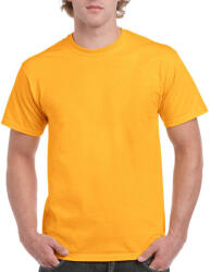 Gildan Uniszex póló Rövid ujjú Gildan Ultra Cotton Adult T-Shirt - L, Aranysárga