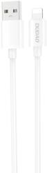 Dudao L4SL töltő és adatátviteli kábel, USB/Lightning, 2A, 1m, fehér (hp_1026975)