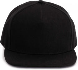 K-UP Uniszex sapka K-UP KP159 Snapback Cap - 5 panels -Egy méret, Black/Black