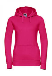 Russell Női kapucnis hosszú ujjú pulóver Russell Europe Ladies' Authentic Hooded Sweat S, Fuchsia