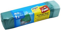 FINO Szemeteszsák zárószalagos 40 liter 55 x 62 cm 14 mikron 15 db/tekercs Fino zöld (55924) - web24