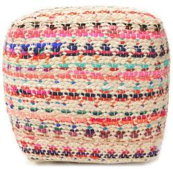 Bakero Pouf Prizma ivory/multi (40x40 cm) (BATRR1000036)