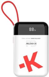 Skross RELOAD20 Travel / utazásra kész 20.000 mAh POWERBANK+ USB-C kábel, feltöltve (95859-RELOAD20-TRAVEL)