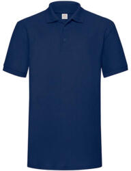 Fruit of the Loom Férfi Galléros póló Rövid ujjú Fruit of the Loom Heavyweight 65: 35 Polo - L, Sötétkék (navy)
