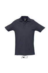 SOL'S Férfi galléros póló SOL'S SO11362 Sol'S Spring Ii - Men’S pique polo Shirt -XL, Navy