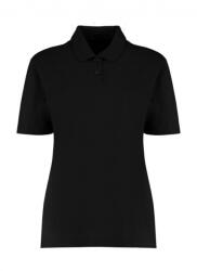 Kustom Kit Női rövid ujjú galléros póló Kustom Kit Women's Regular Fit Workforce Polo L, Fekete