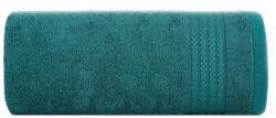Eurofirany Csíkos fürdőlepedő kis fonat formájában LARIS 70 x 140 cm Eurofirany sötét türkiz (453264)