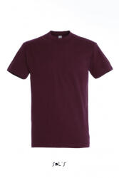 SOL'S Férfi póló SOL'S SO11500 Sol'S Imperial - Környakú póló -2XL, Burgundy