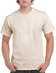 Gildan Uniszex póló Rövid ujjú Gildan Ultra Cotton Adult T-Shirt - L, Naturál