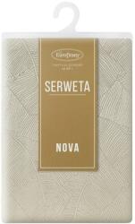 Eurofirany Isla banánlevél mintás jacquard asztalterítő Krémszín 85x85 cm (440395)