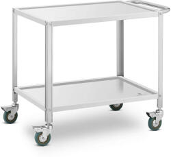  Felszolgálókocsi, 2 polccal, 80 x 57 cm, 100 kg-ig