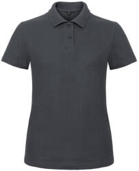 B and C Női galléros póló rövid ujjú B&C Ladies' Piqué Polo Shirt - PWI11 - M, Anthracite