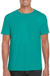 Gildan Férfi póló Rövid ujjú Gildan Softstyle Ring Spun T-Shirt - XL, Jade dome