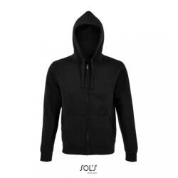 SOL'S Férfi kapucnis pulóver SOL'S SO03105 Sol'S Spike Men - Zip Hoodie -XL, Black