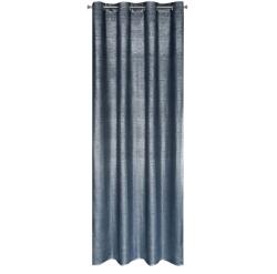 Eurofirany Ambi bársony sötétítő függöny Sötétkék/ezüst 140x250 cm (HS372803)