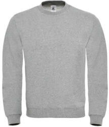 B&C Collection Uniszex pulóver B&C Crew Neck Sweatshirt - WUI20 - XS, Heather szürke