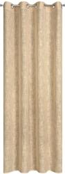 Eurofirany LIREN dekoratív függöny, fém gyűrűkkel, 140x250, bézs (402430)