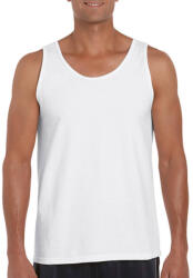 Gildan Uniszex póló Ujjatlan Gildan Softstyle Adult Tank Top - M, Fehér