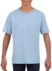 Gildan Gyerek póló Rövid ujjú Gildan Softstyle Youth T-Shirt - XS (104/110), Világos kék