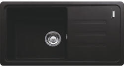 Franke Chiuvetă bucătărie fragranit 1 cuvă Franke BSG 611 41.5x78 cm cu picurător negru reversibilă (1.140.660.012) Chiuveta