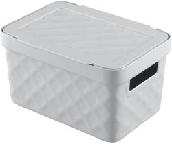 Heidrun Europlastic Heidrun Diamond Tároló doboz 4, 5L 18x27x14cm tetővel (400921)