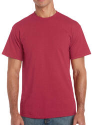 Gildan Férfi póló Rövid ujjú Gildan Heavy Cotton Adult T-Shirt - S, Antik meggypiros