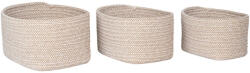 House Nordic Cadima kosarak, pamut, bézs, 3 db (4401545) - leziteronline