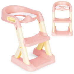 Homelux WC-ülőke lépcsővel és létrával rózsaszín (HA-P23S_PINK) - leziteronline