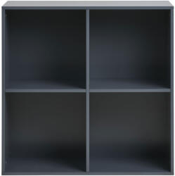 House Nordic Horne fali polc, festett fa, sötétszürke 69x30x69 cm (4293020) - leziteronline