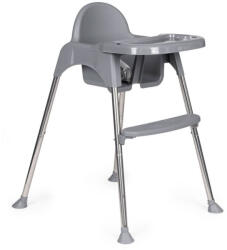 Homelux Etetőszék 2 az 1-ben tálcával övekkel szürke (HC-135_GRAY) - leziteronline