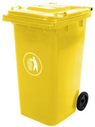 Mirpol Hulladéktároló 240L sárga (5902659141293) - leziteronline