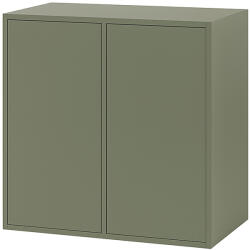 Leziter Boxie 2 ajtós fali szekrény 80x80x37 cm zöld (LBX80802AZ) - leziteronline