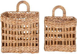 House Nordic Cala falra akasztható kosarak, vízi jácint, natúr, 2db (4401553) - leziteronline