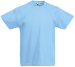Fruit of the Loom Gyerek póló Rövid ujjú Fruit of the Loom Original T Kids - 116 (5-6), Ég kék