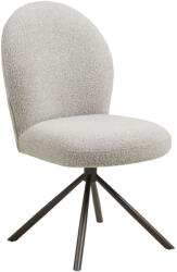 House Nordic Lana étkezőszék forgóval, bukle, homokszín, szürke lábak (1001415) - leziteronline