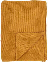 House Nordic Santos takaró, újrahasznosított pamut, okker 130x170 cm (3960919) - leziteronline