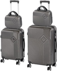Leziter TraveLux Pro XXII gurulós bőrönd szett szürke (LTRPBS-XXII-GR) - leziteronline