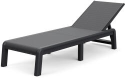 Keter Mallorca műanyag napozóágy grafit (260548)
