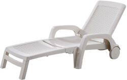 Leziter Omaha napozóágy fehér (LBIO-WH)