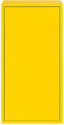 Leziter Boxie 1 ajtós fali szekrény 80x40x37 cm sárga (LBX80401ASA) - leziteronline