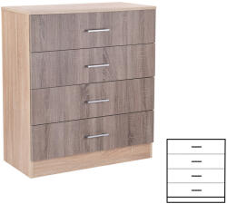Leziter Miami komód 4 fiókos 80x92 cm yorki tölgy-sonoma tölgy (LMK4FYTST)