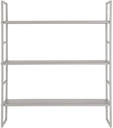 House Nordic Beja polcok, acél, hűvös szürke, 3 polcos 48x17x55 cm (3201010) - leziteronline