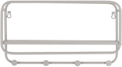 House Nordic Feira kalaptartó fogas, acél, szürke 45x15x25 cm (3201015) - leziteronline