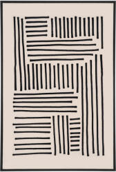 House Nordic Lipari vászon nyomat, fekete/bézs, No. 1 100x140 cm (4981053) - leziteronline