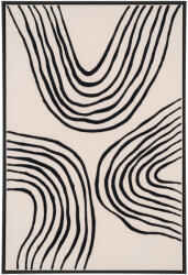 House Nordic Lipari vászon nyomat, fekete/bézs, No. 2 60x90 cm (4981051) - leziteronline