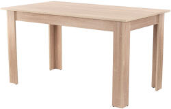 Leziter Yorki Standard étkezőasztal 140x80 cm sonoma tölgy (LYET140ST)